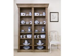 Double Bibliotheque Bookcase in Oak