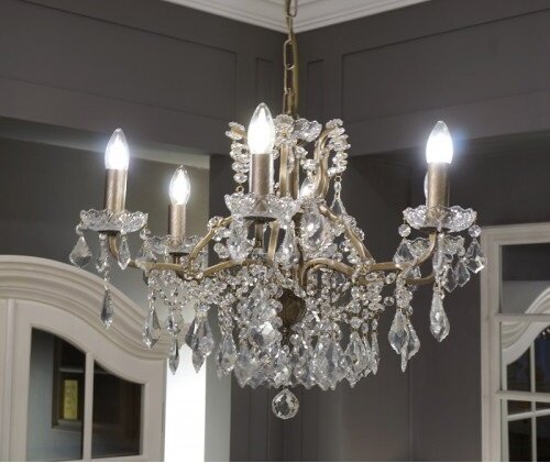 6 Branch Shallow Chandelier