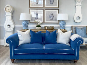 St Barts 3 Seater Sofa Shown in Bespoke Fabric