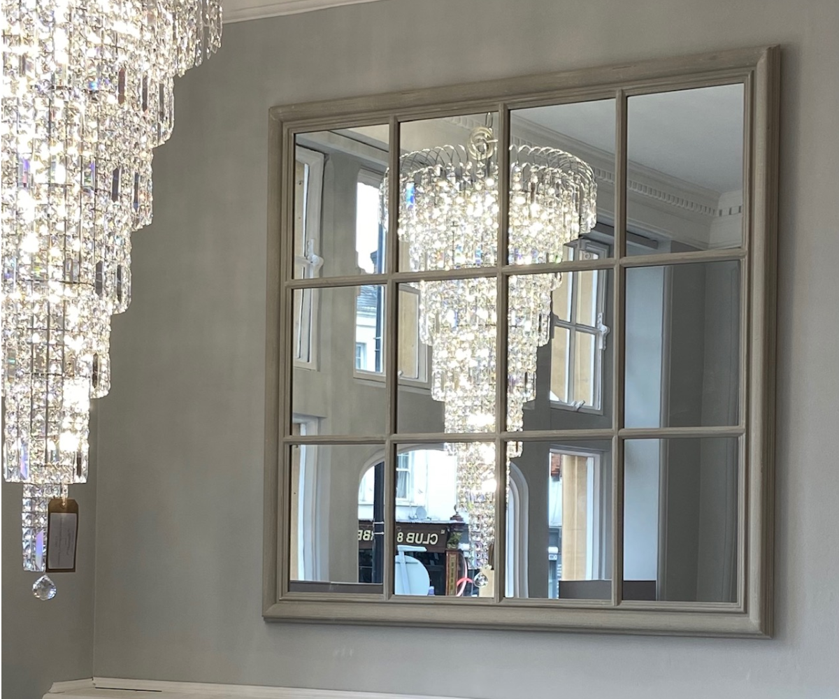 Halland Square Window Effect Mirror