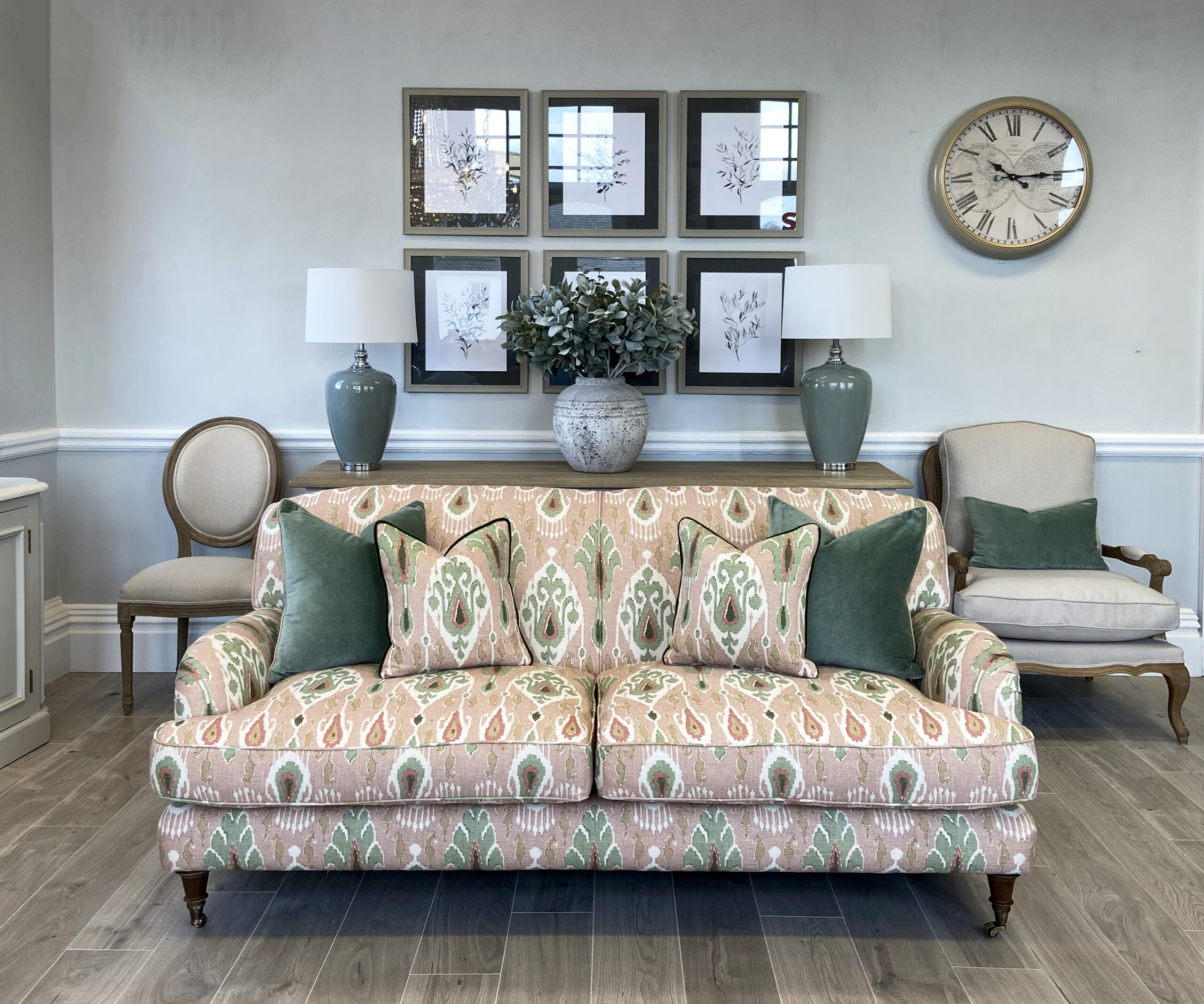 Helmsley 3 Seater Sofa in Bespoke Designer Fabric