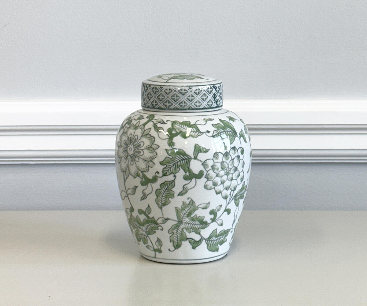Small 8" Azelea Jar with Lid
