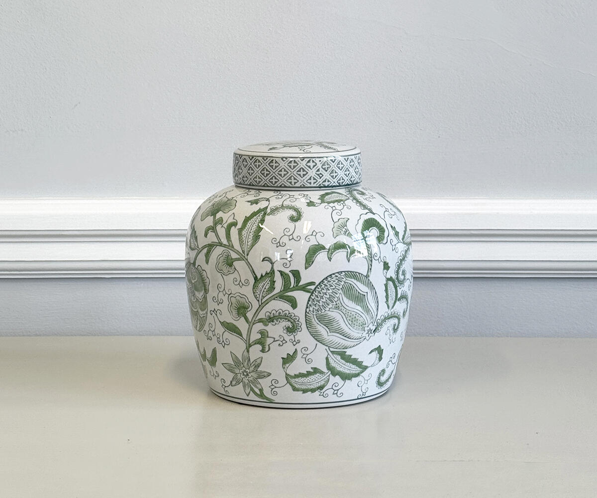 8.5" Tropical Jar with Lid