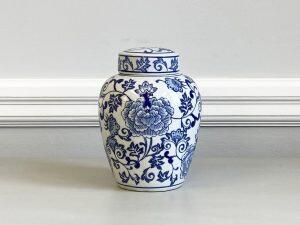 Small 8" Mandarin Jar with Lid