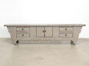 Oriental Style Nanjing Sideboard in Grey