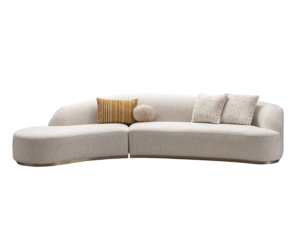 NSFZ2411-LEFT-SIL Amalfi Sofa in Silver FRONT Small
