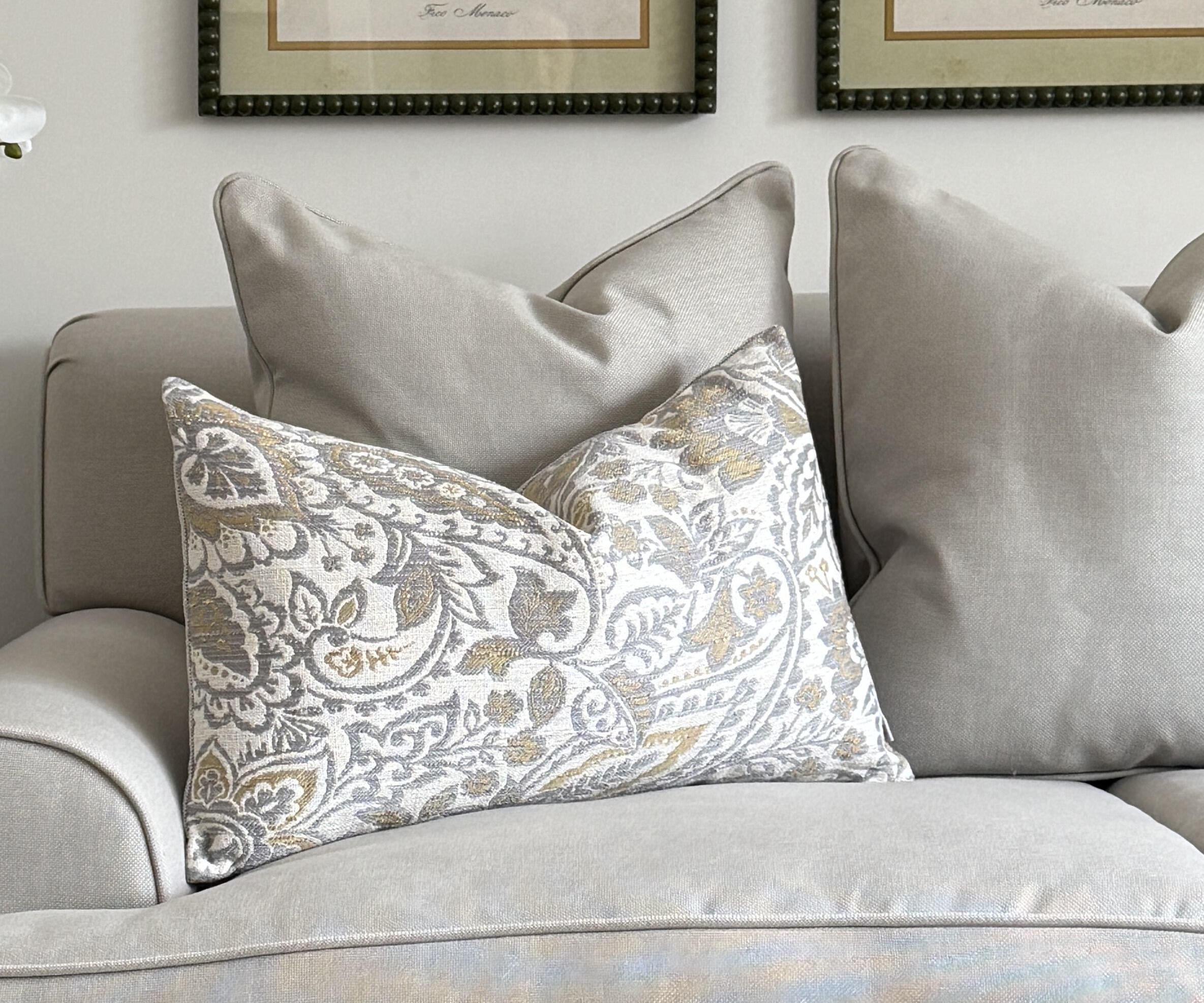 Cushion - Eleonora Saffron 59x36cm