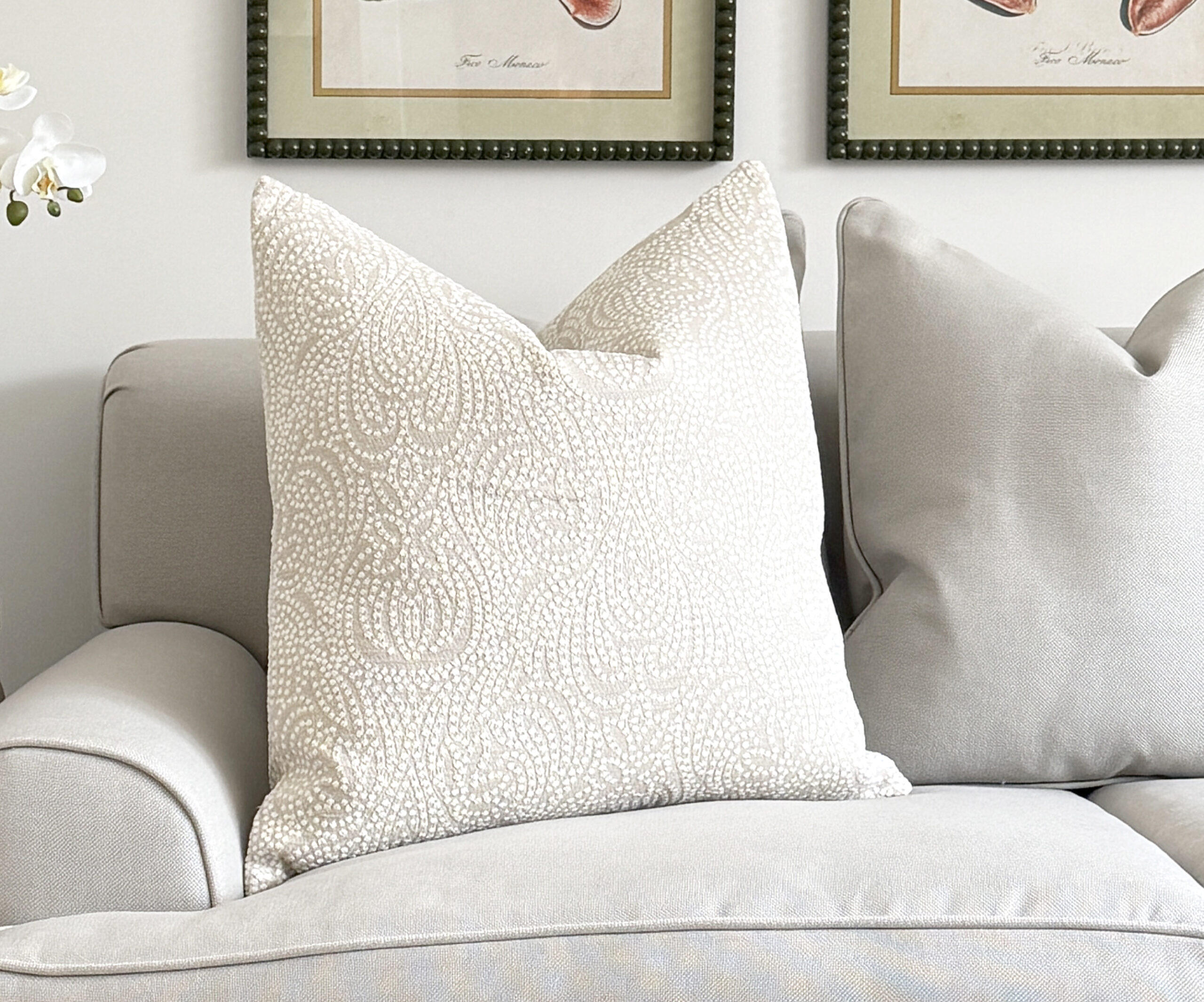 Cushion - Isabella Almond 56x56cm