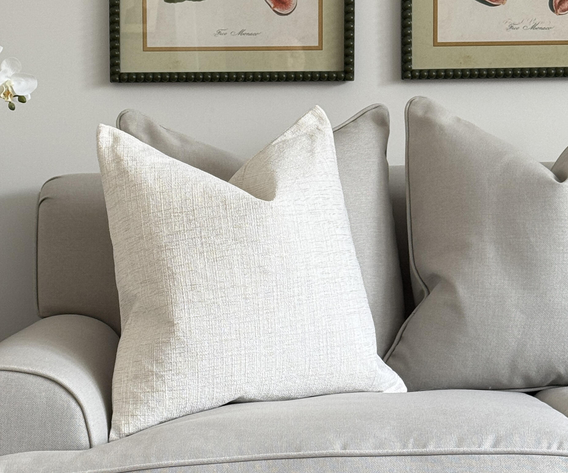 Cushion - Porto Chalk 50x50cm