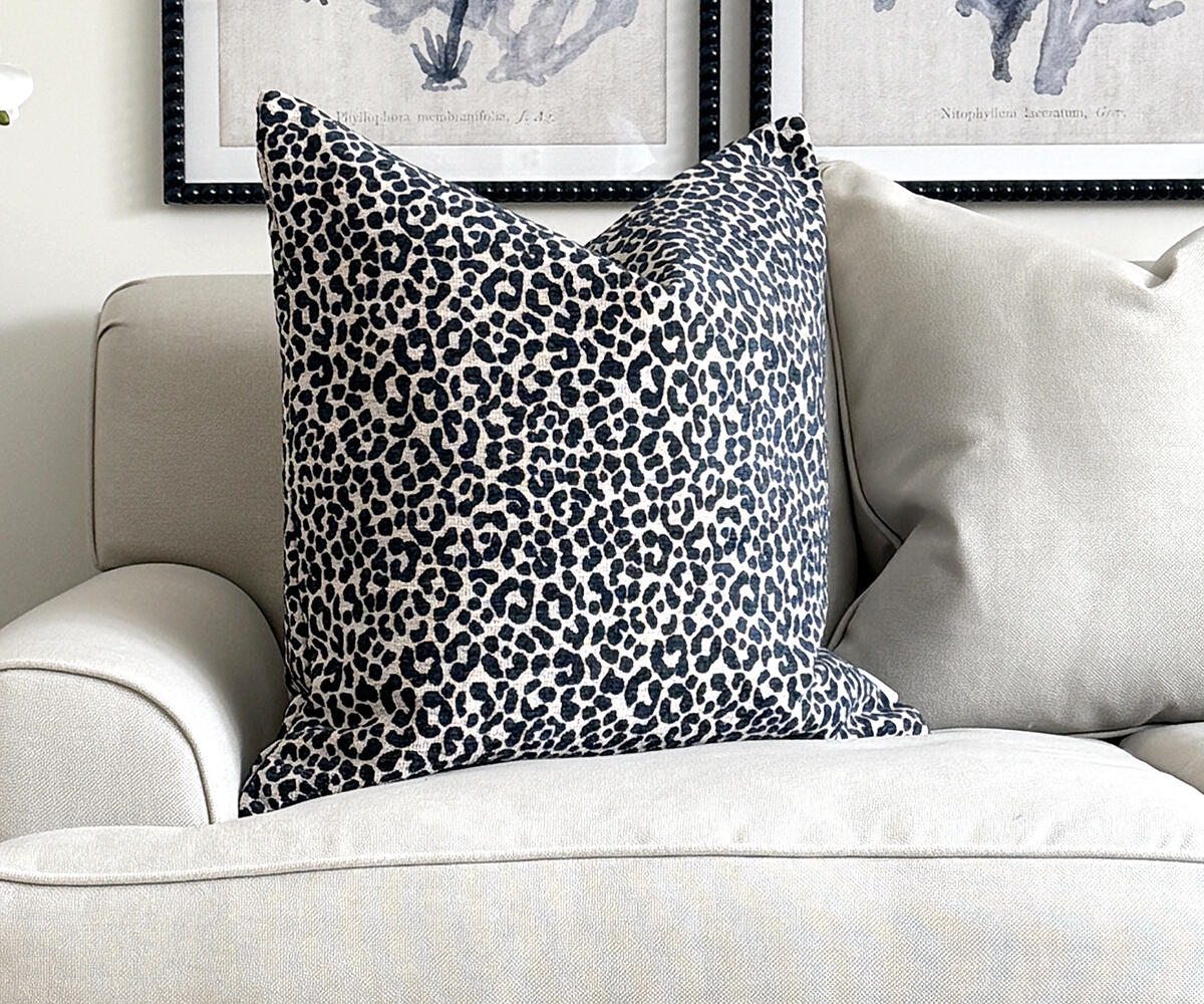 Cushion - Wildcat Indigo - 56x56cm