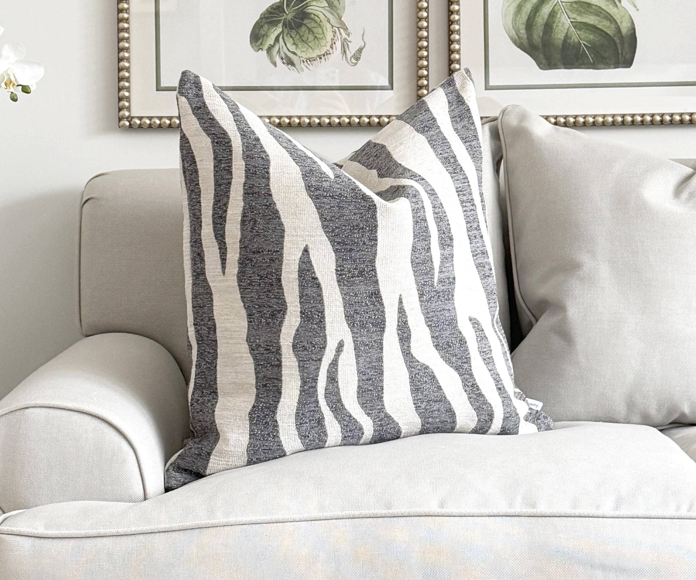 Cushion - Madagascar Steel 56x56cm