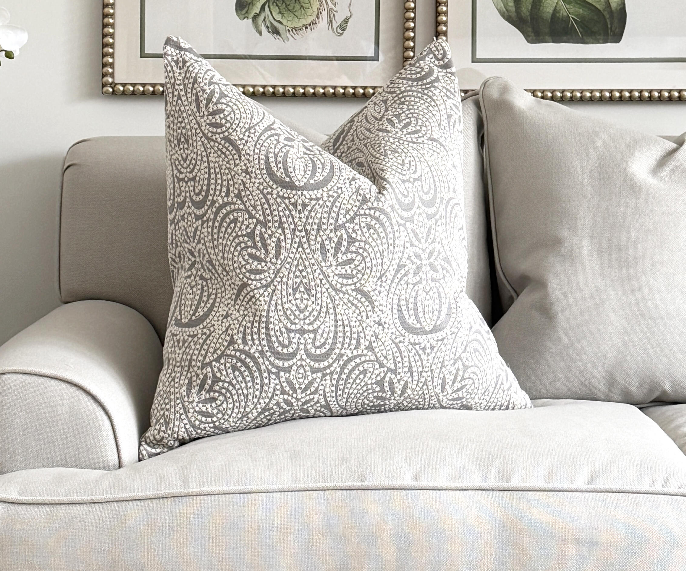 Cushion - Isabella Slate 56x56cm