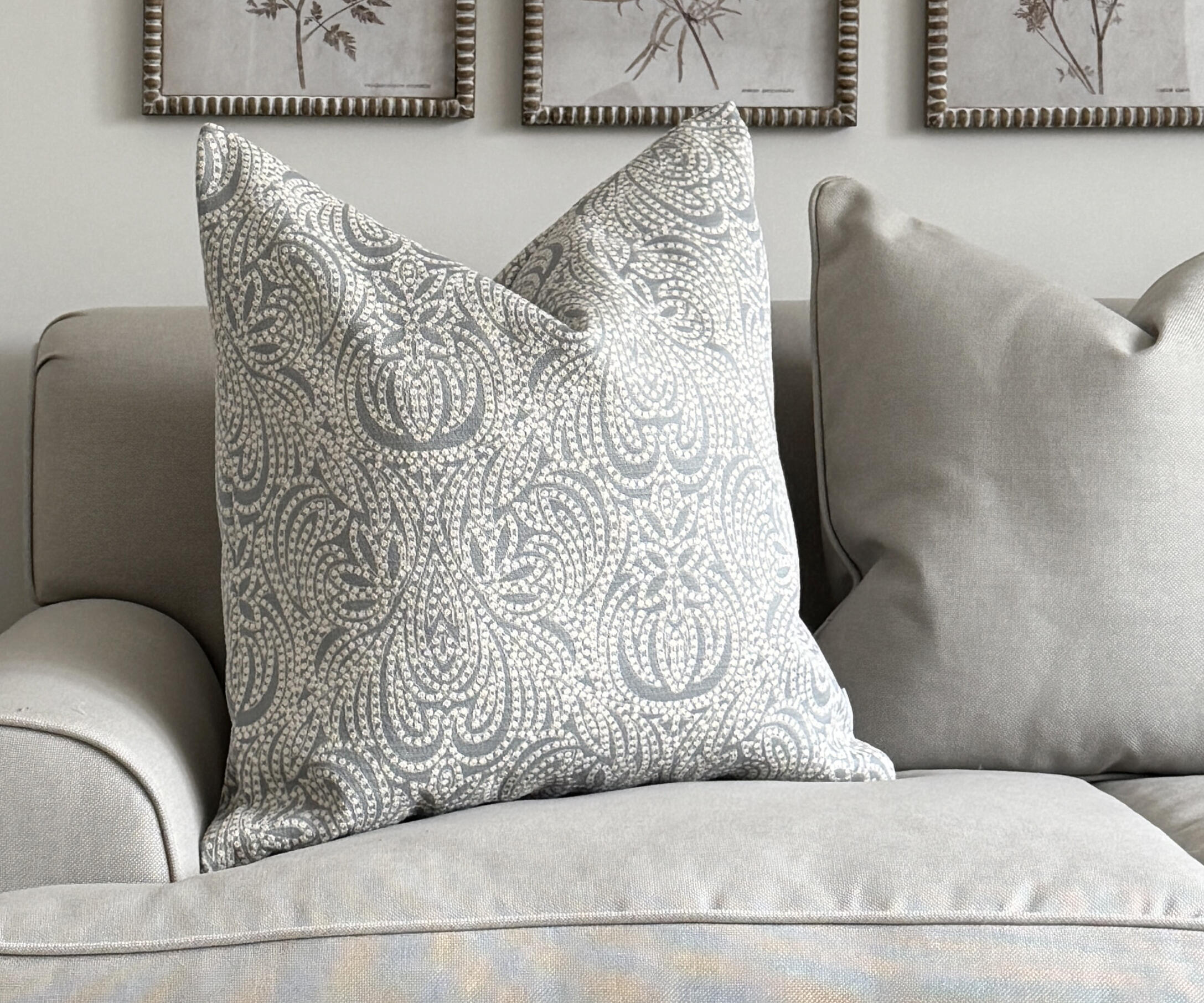 Cushion - Isabella Aqua 56x56cm