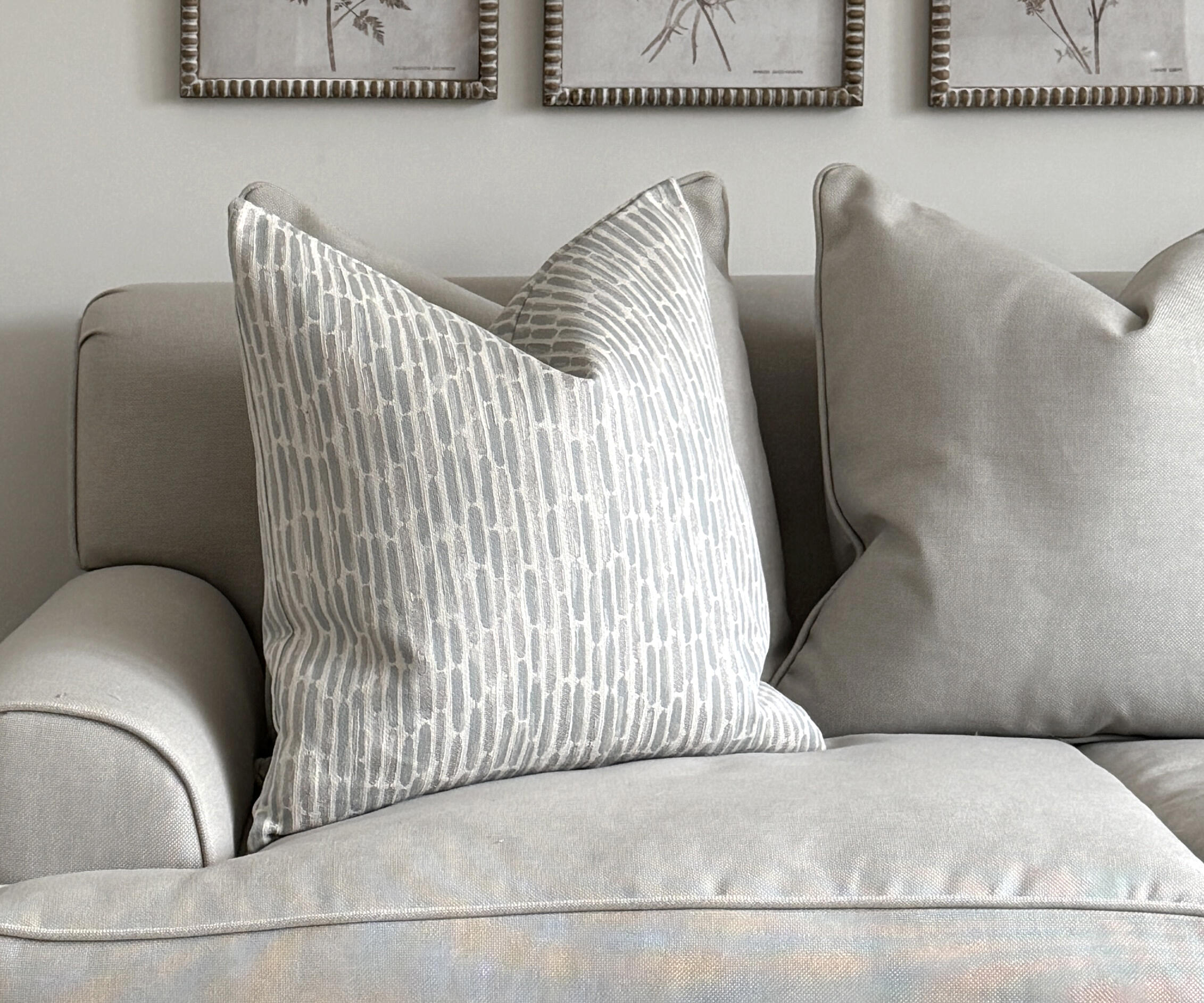 Cushion - Raindrops Mist 50x50cm