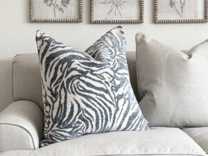 Cushion - Zebra Denim 56x56cm