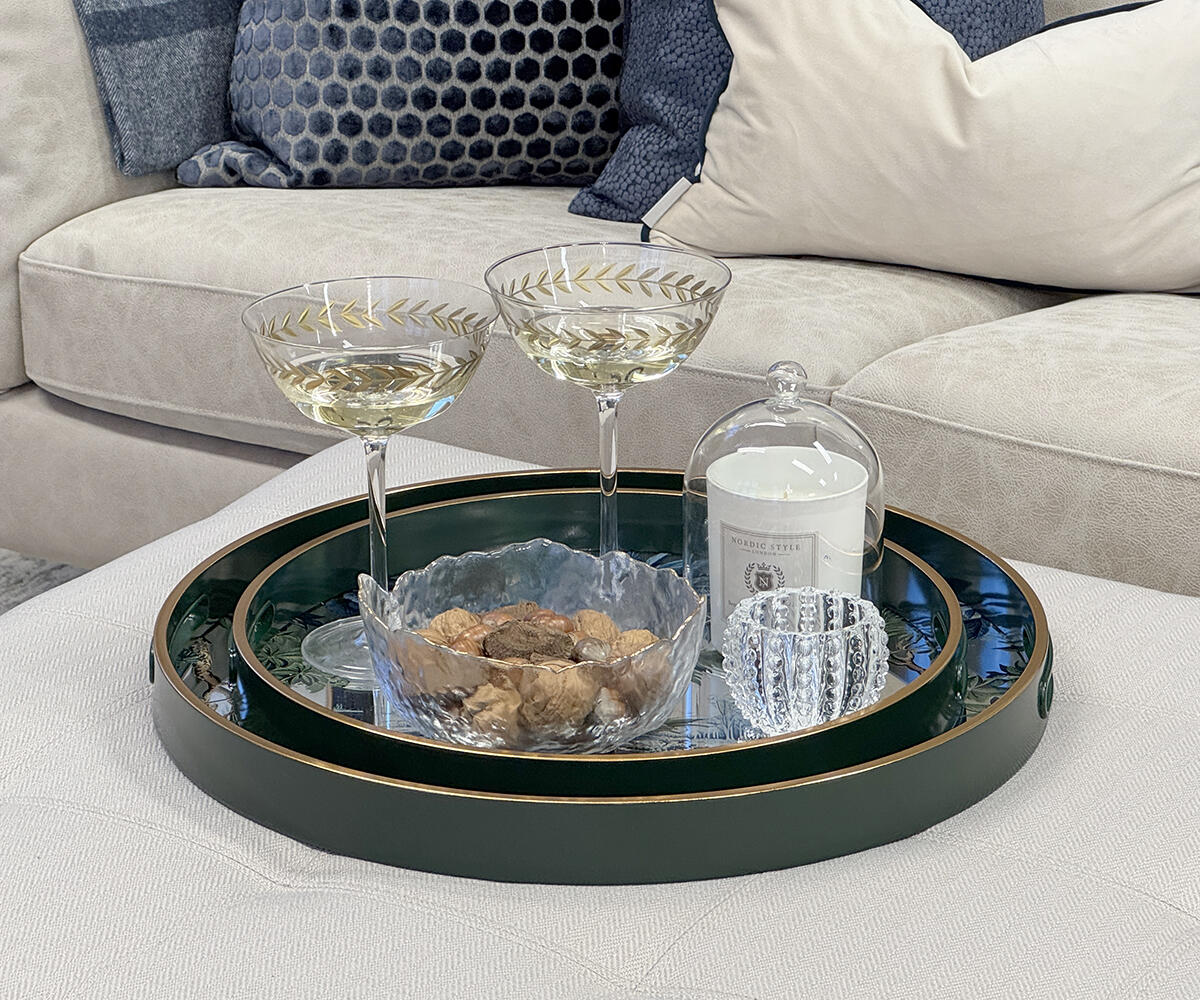 Set of 2 Tropical Vista Trays