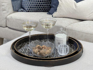 Set of 2 Marrakesh Glass Trays