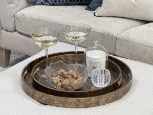 Set of 2 Cherry Blossom Trays