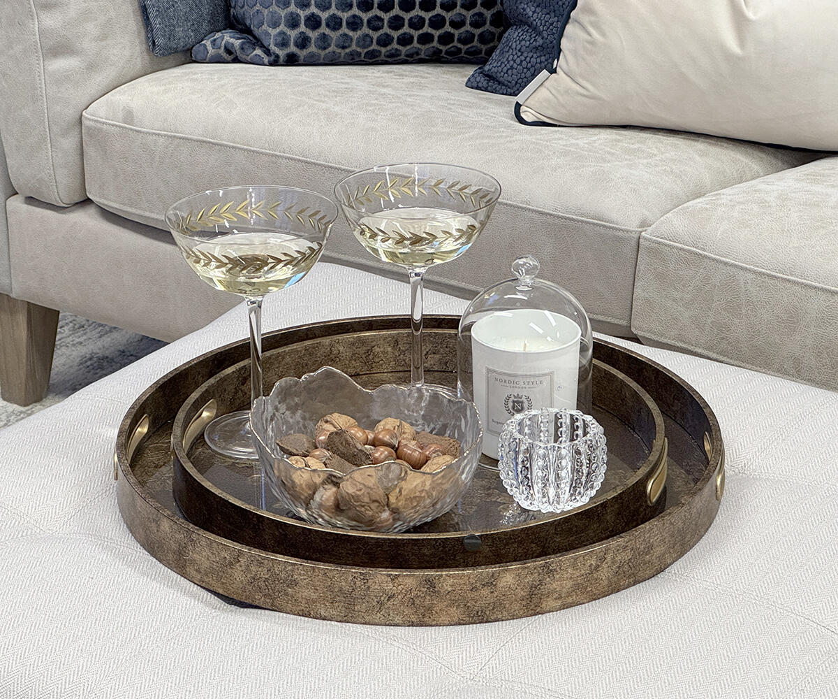 Set of 2 Cherry Blossom Trays