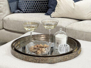 Set of 2 Botanical Palm Trays