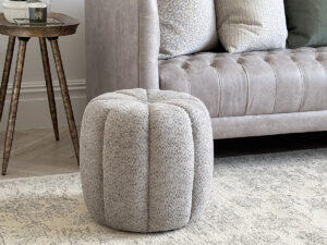 Teddy Stool in Pewter