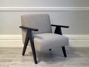 Simple Armchair in Steel