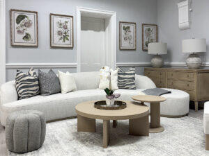 Amalfi Right Hand Sofa in Silver