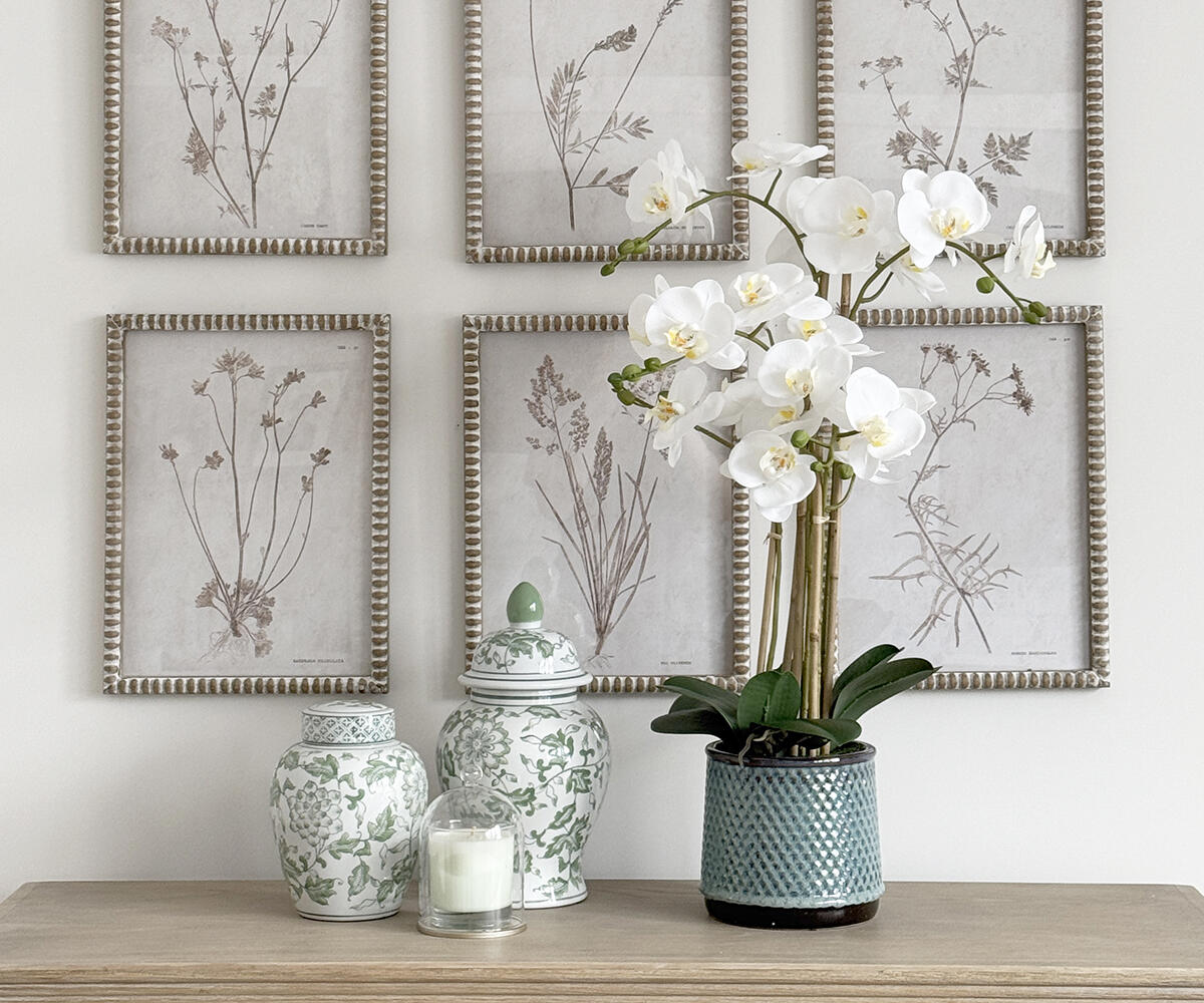 Real Touch Orchid in Khaki Pot, 28"