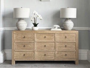 Reclaimed 9 Drawer Sideboard, 180cm