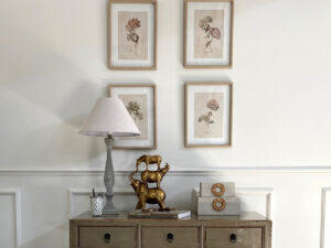 Set of 4 Framed Hydrangea Bloom Prints