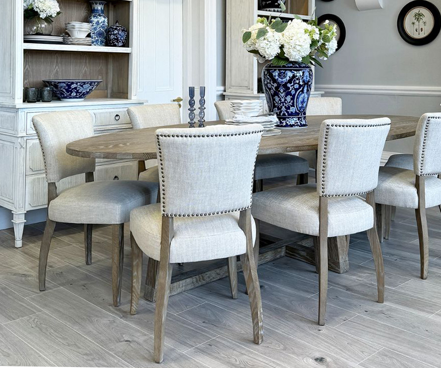 Lars Dining Chair in Linen