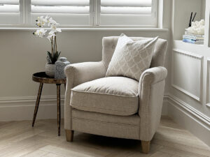 Karine Armchair in Porridge
