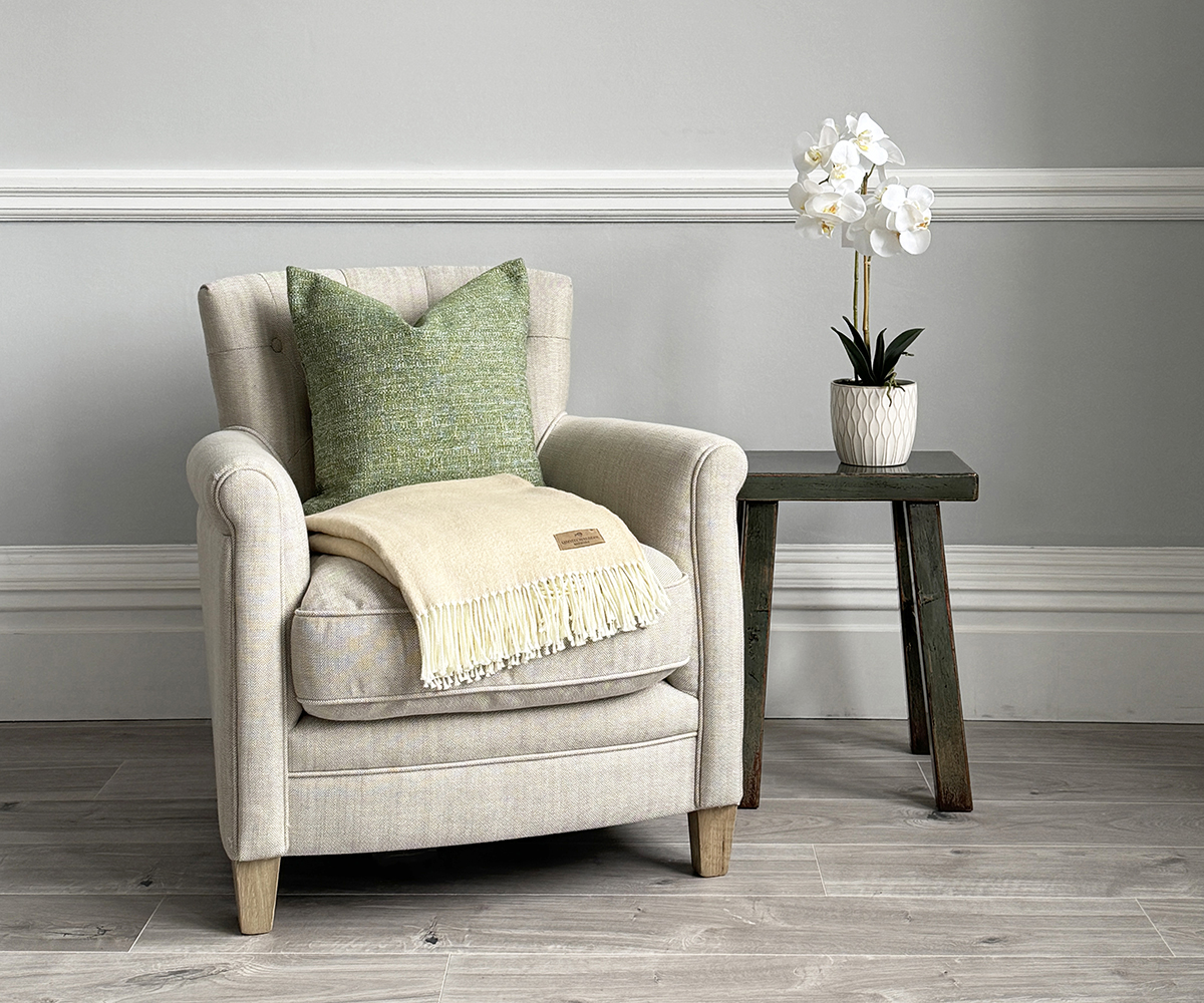 Karine Armchair in Linen