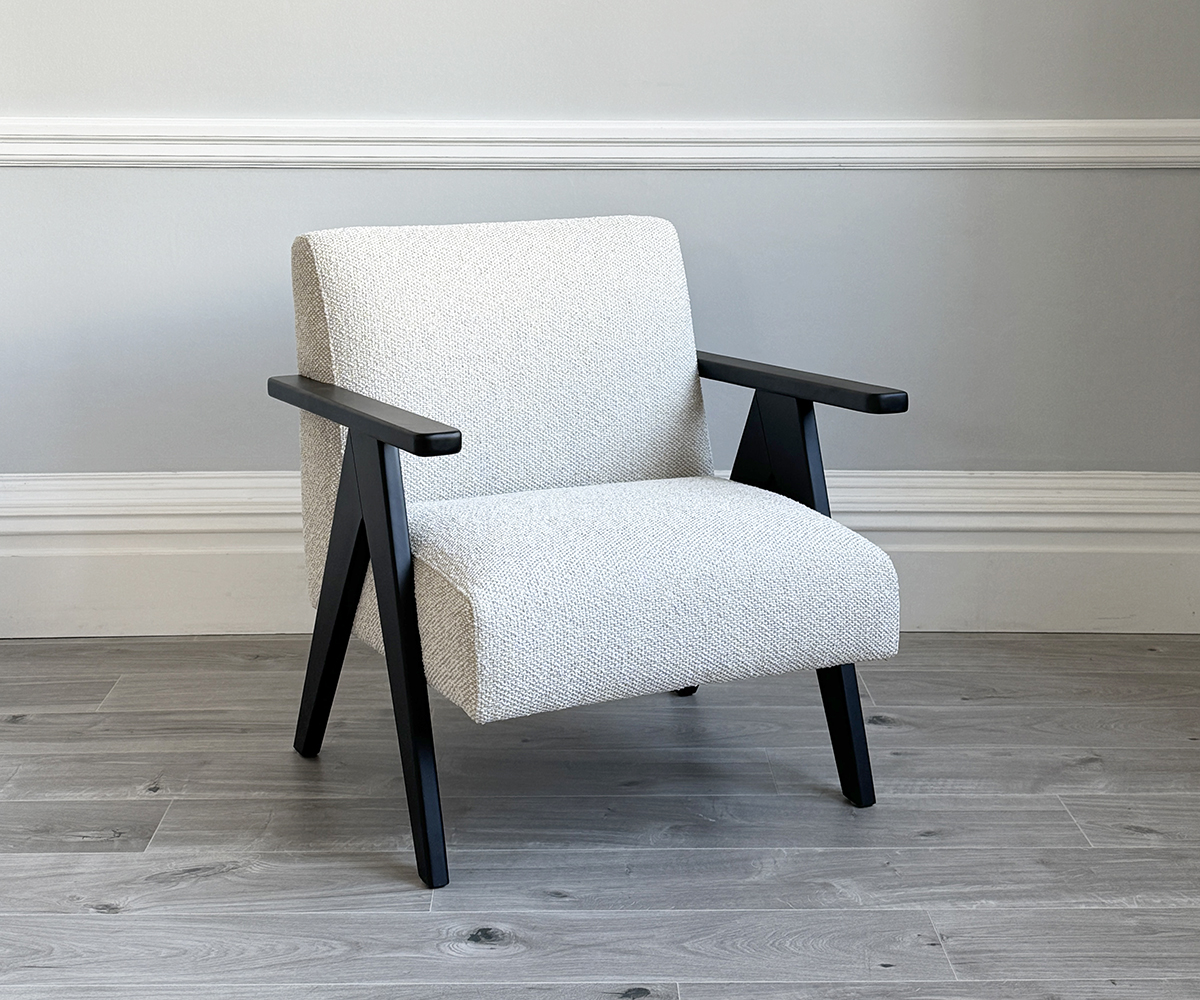 Simple Armchair in Wheat